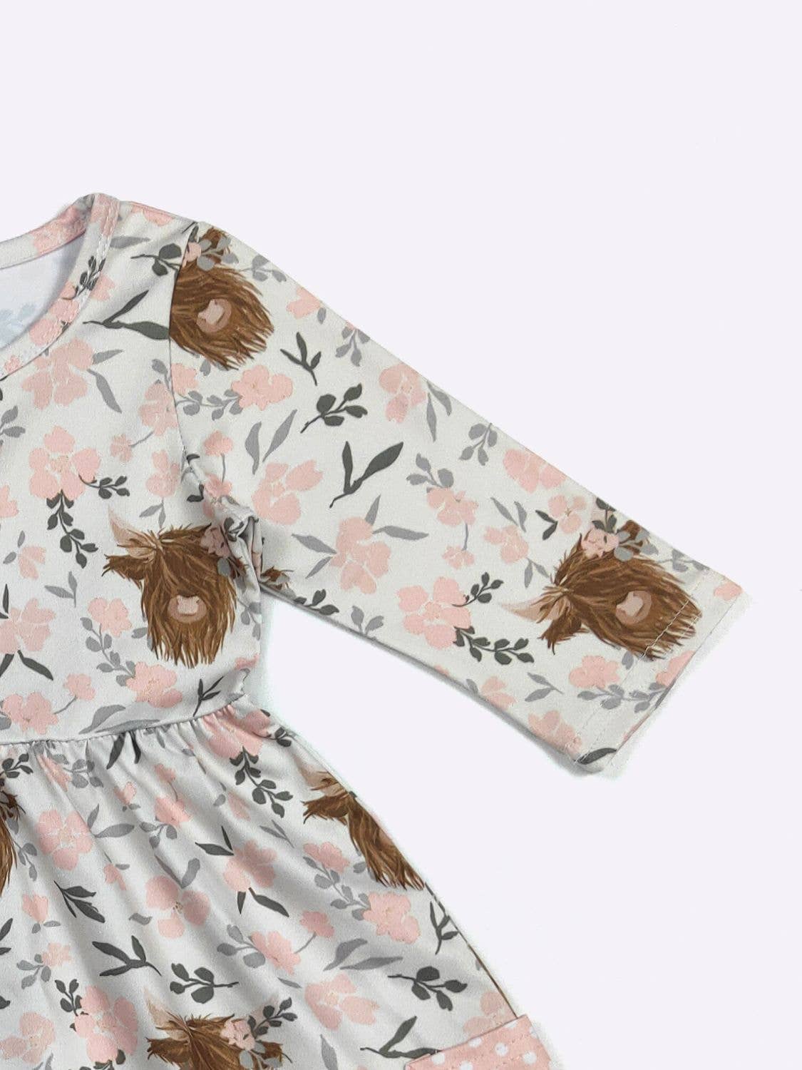 Highland Blooms Girls Dress