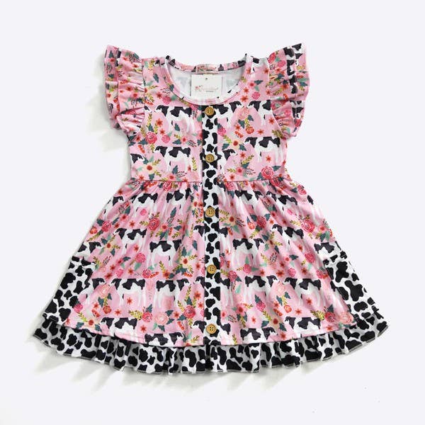 Milk Cow Girls Dress