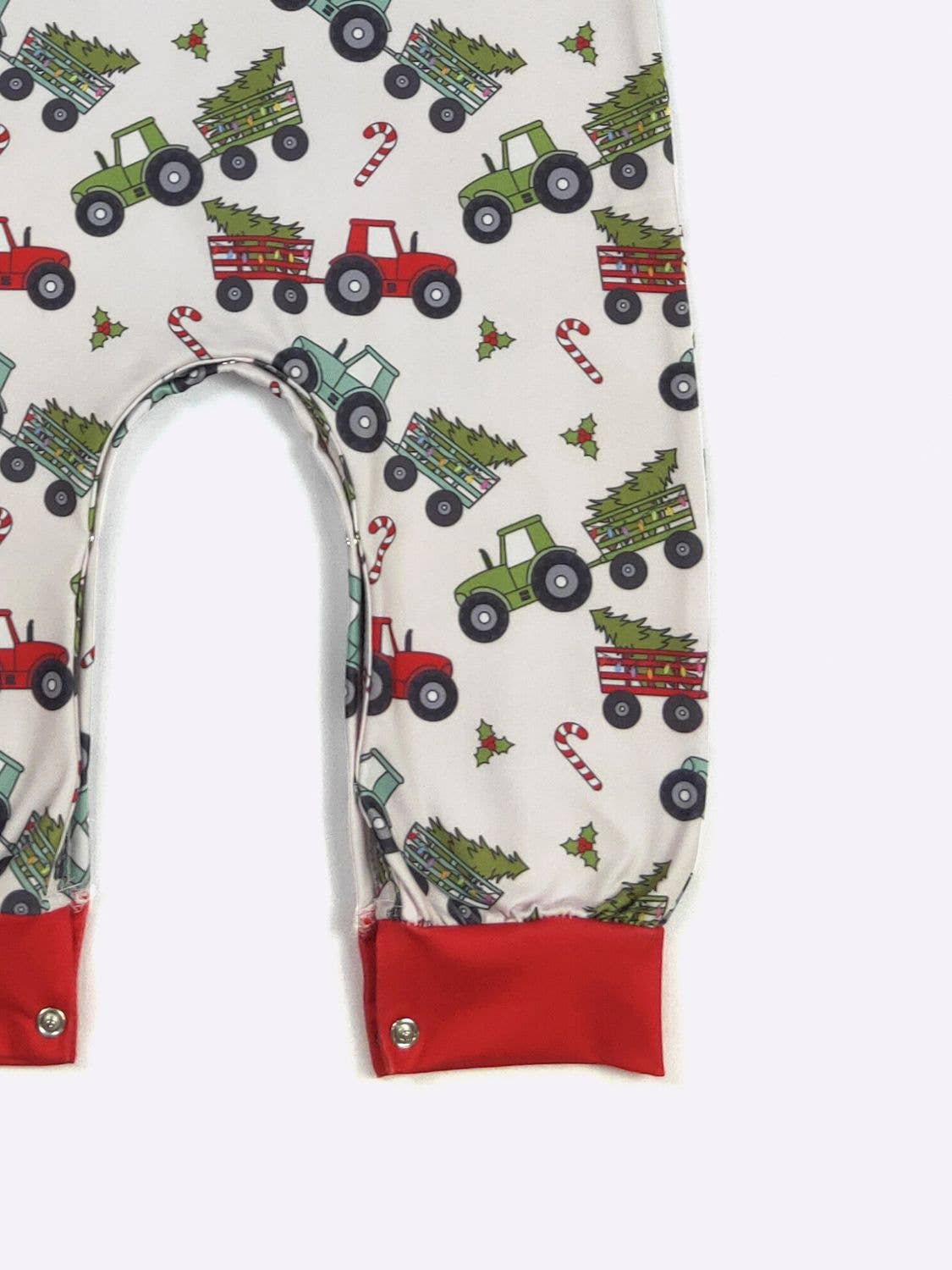 Tractor Tree Pull Boy Romper