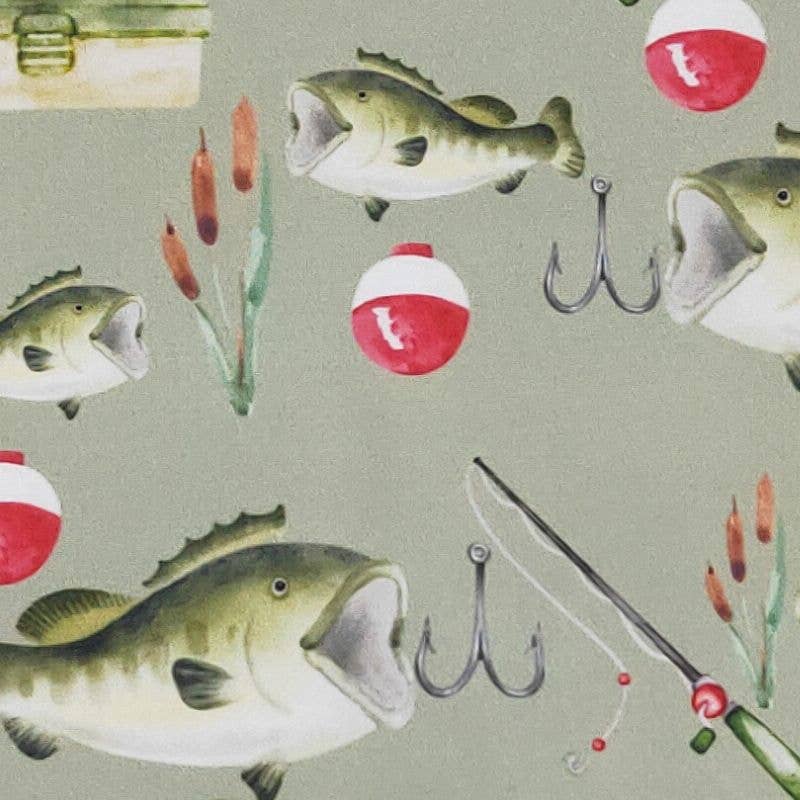 Big Mouth Bass Boy Romper
