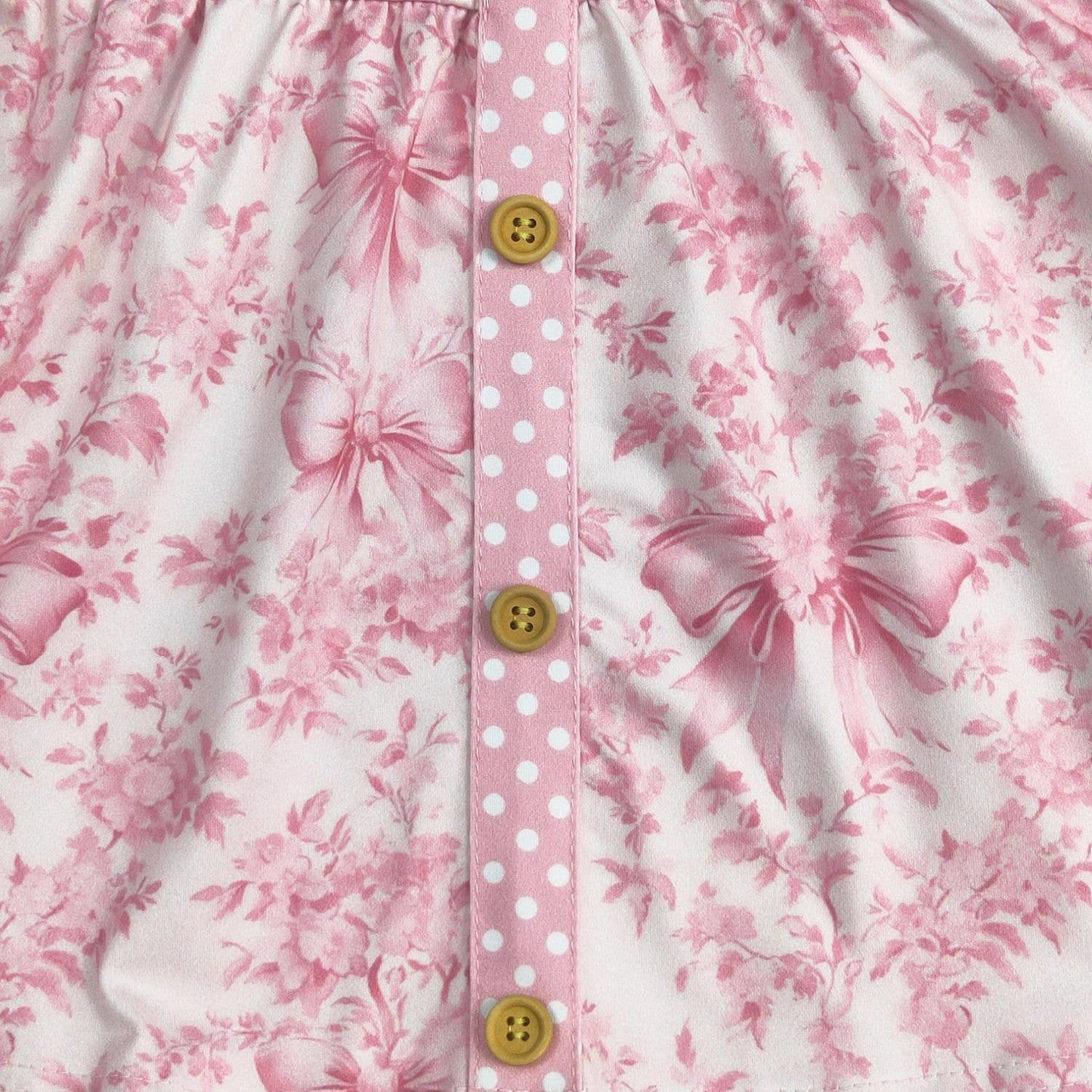 Pink Damask Girls Dress
