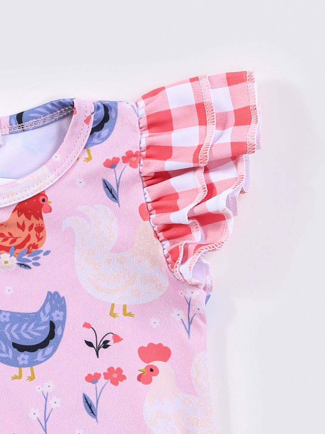 Chicken Blossom Baby Romper