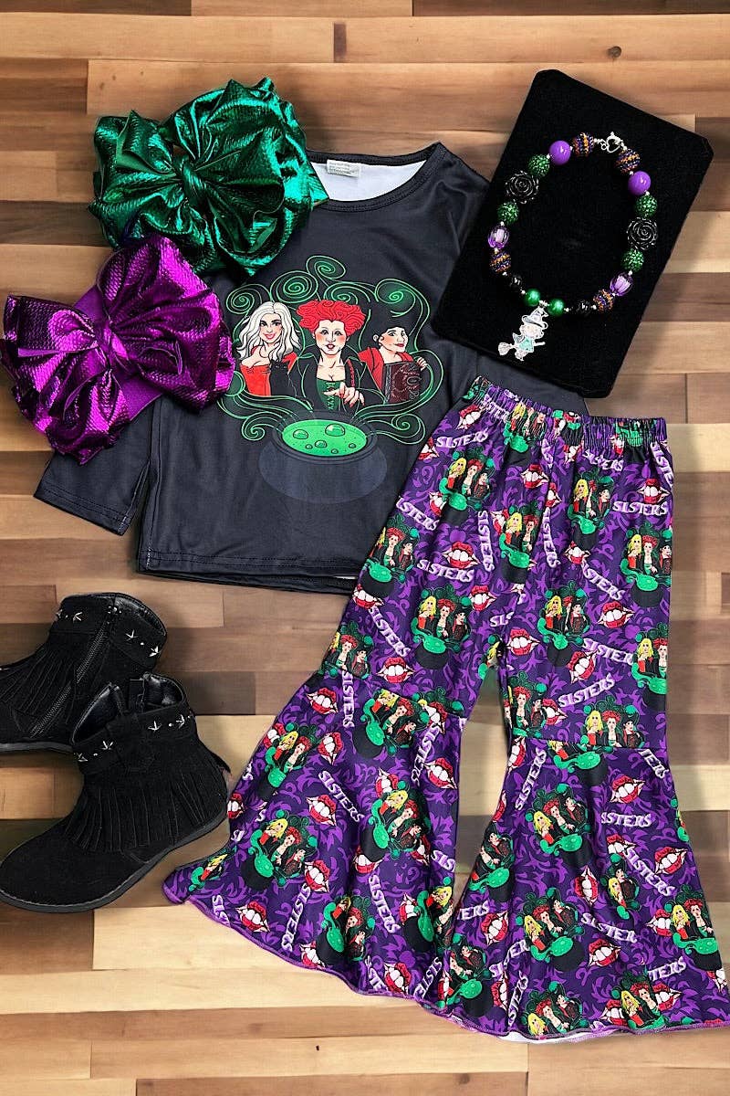 Hocus character printed halloween set. FRE-2023ST SOL