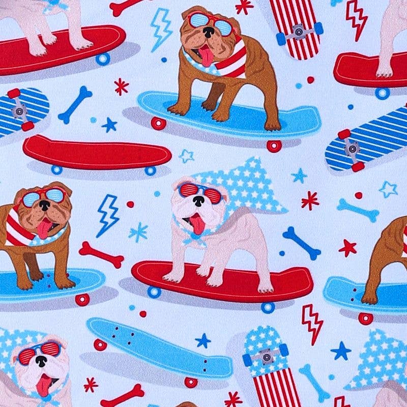 USA Bulldog Boy Romper