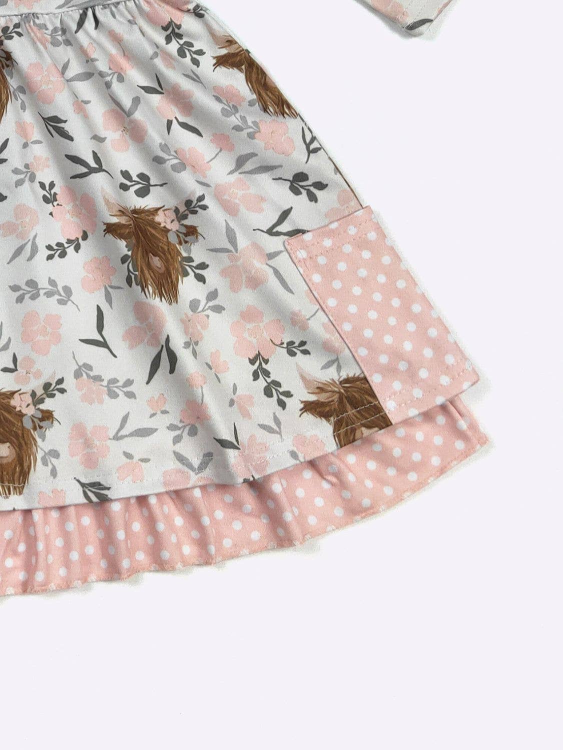 Highland Blooms Girls Dress