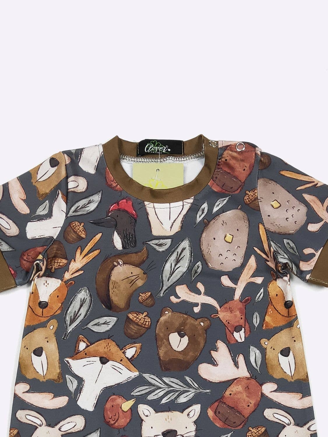 Forest Critters Boy Romper