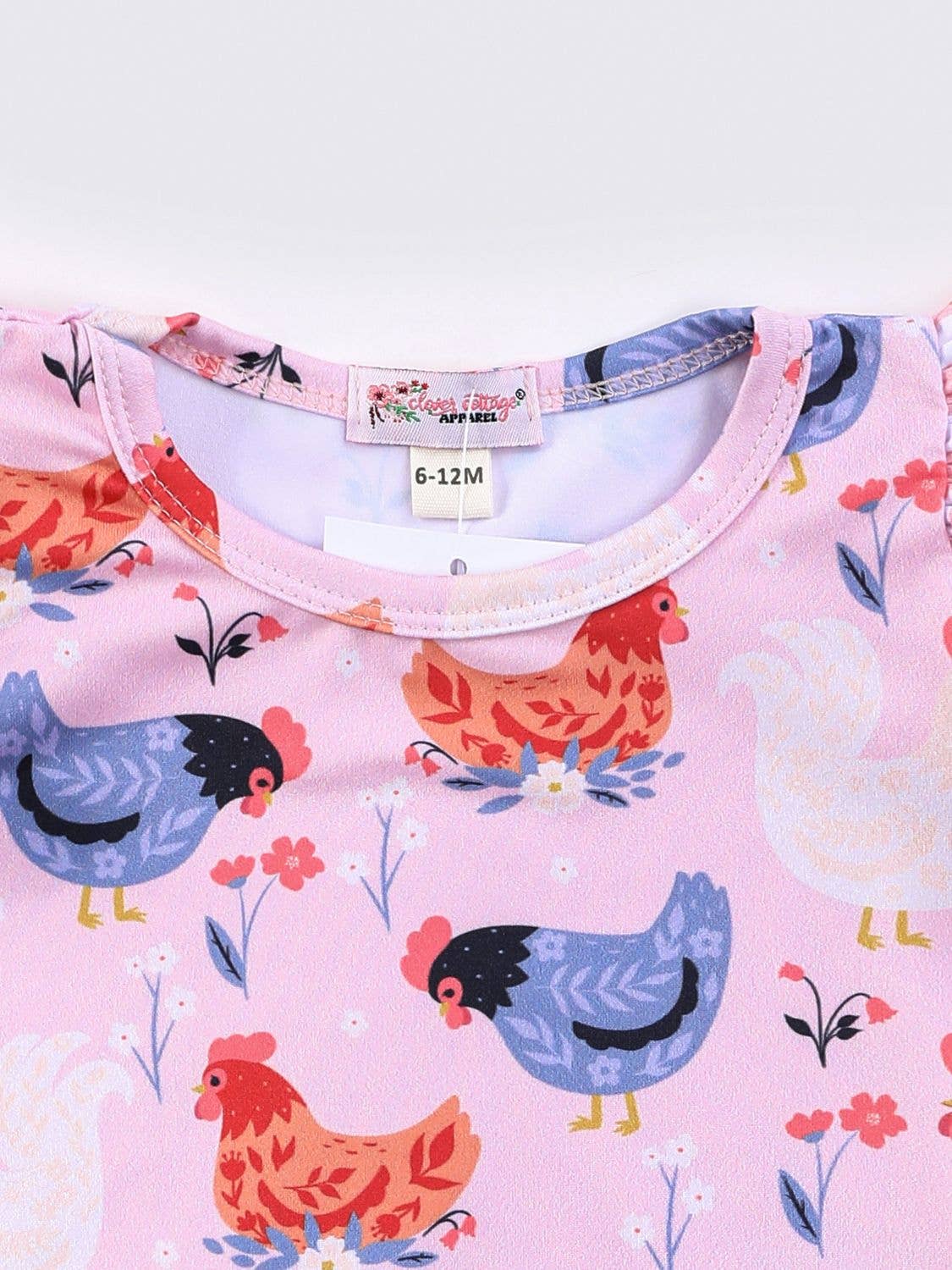 Chicken Blossom Baby Romper