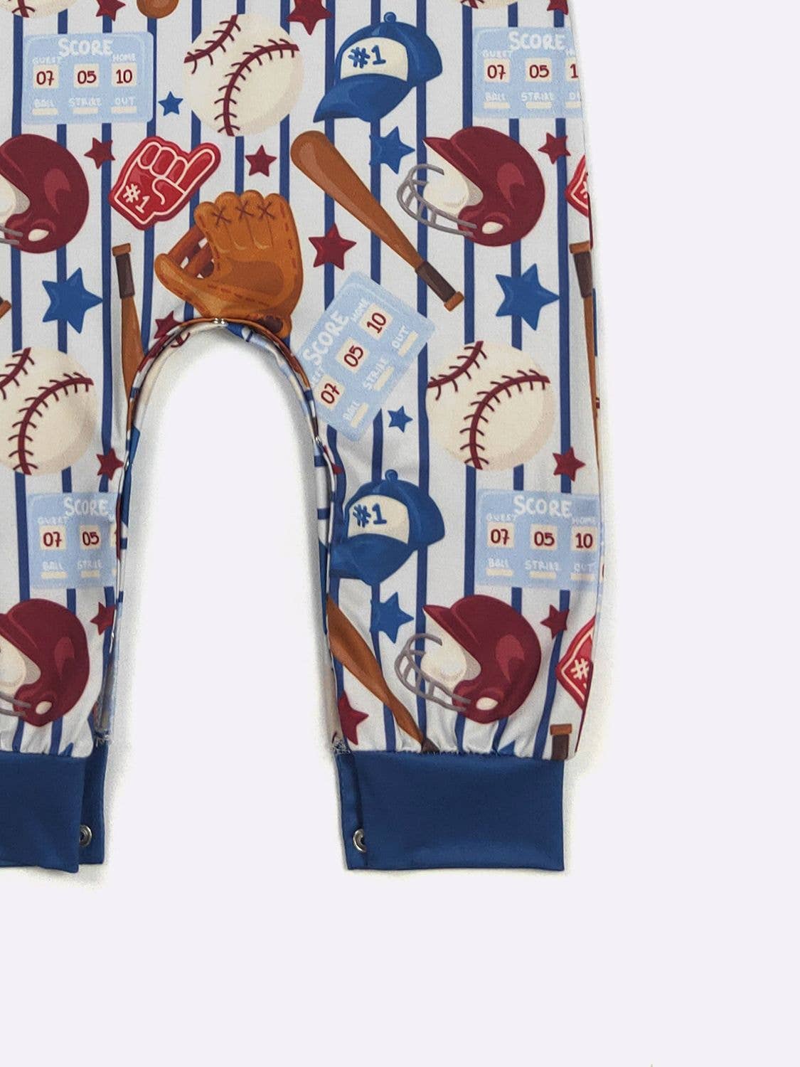 Baseball Score Boy Romper