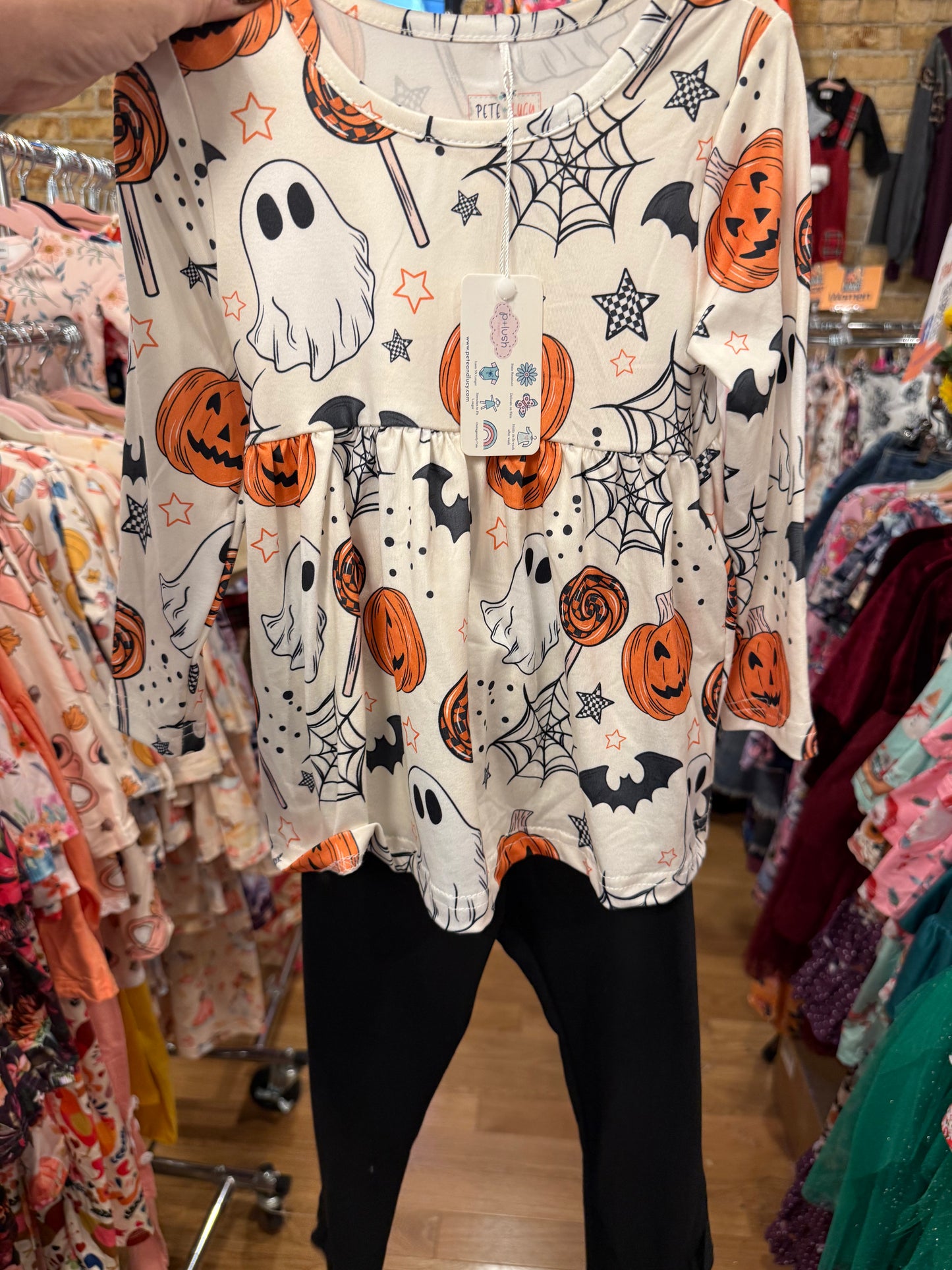 Halloween Jack- Top & Leggings-Pete and Lucy