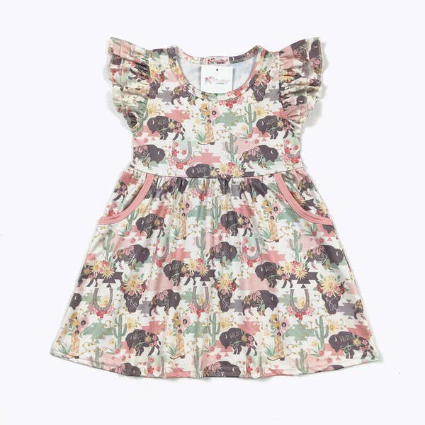 Roam Wild Girls Dress