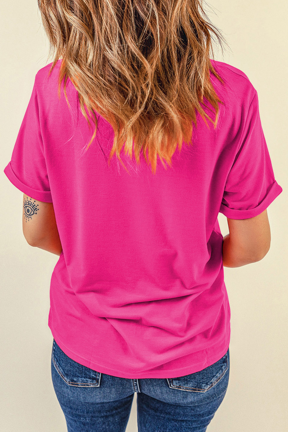 LDC Western MAMA Print Crew Neck T Shirt