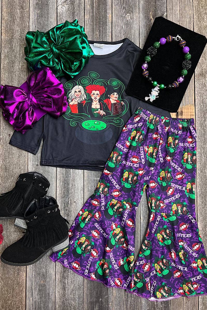 Hocus character printed halloween set. FRE-2023ST SOL