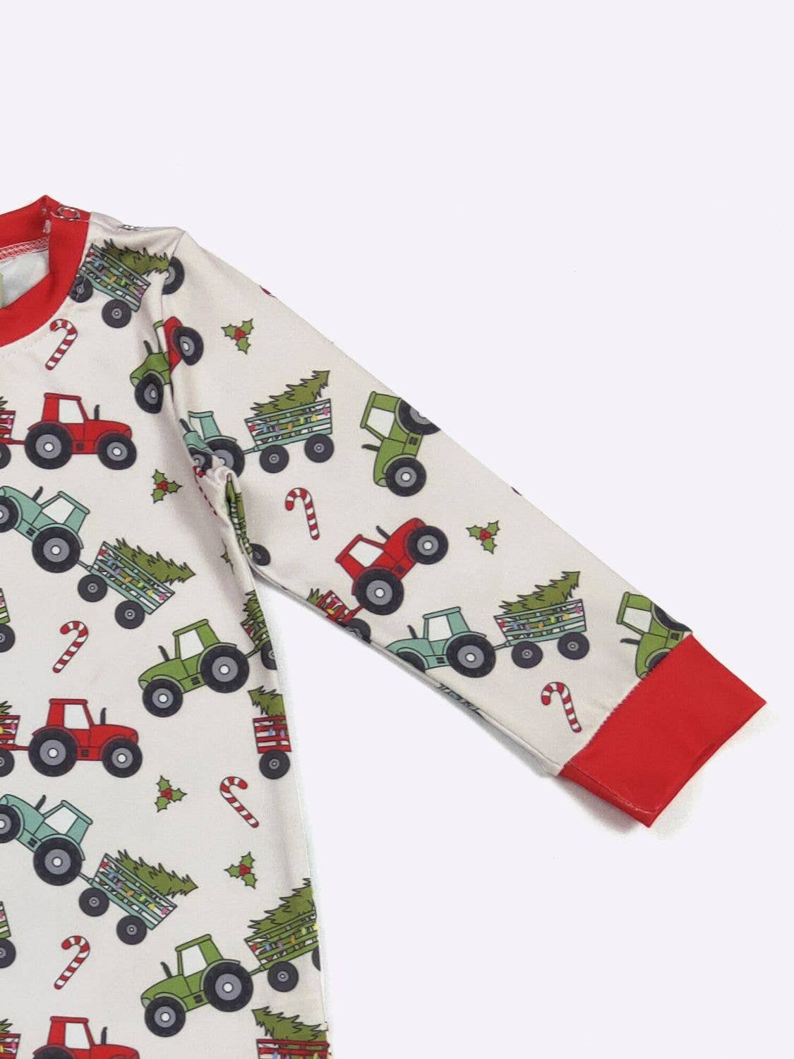 Tractor Tree Pull Boy Romper
