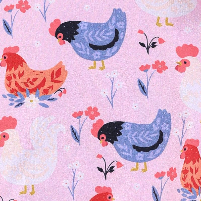 Chicken Blossom Baby Romper