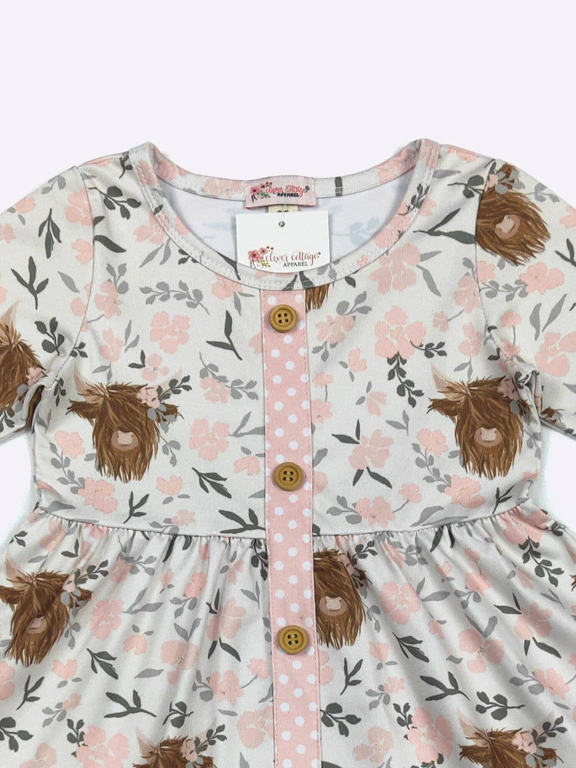 Highland Blooms Girls Dress