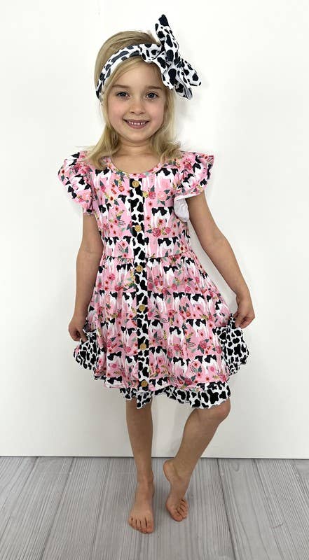 Milk Cow Girls Dress
