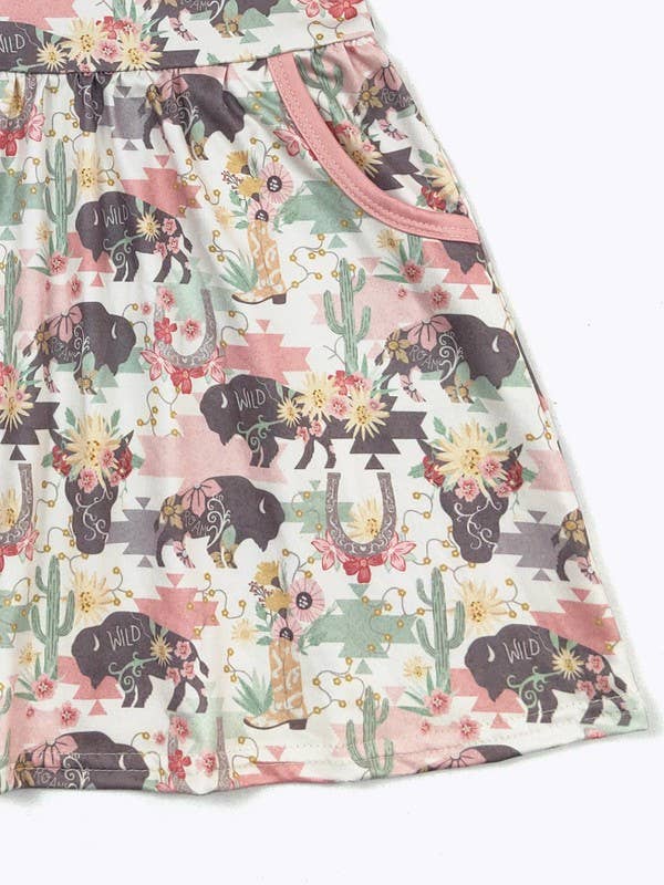 Roam Wild Girls Dress