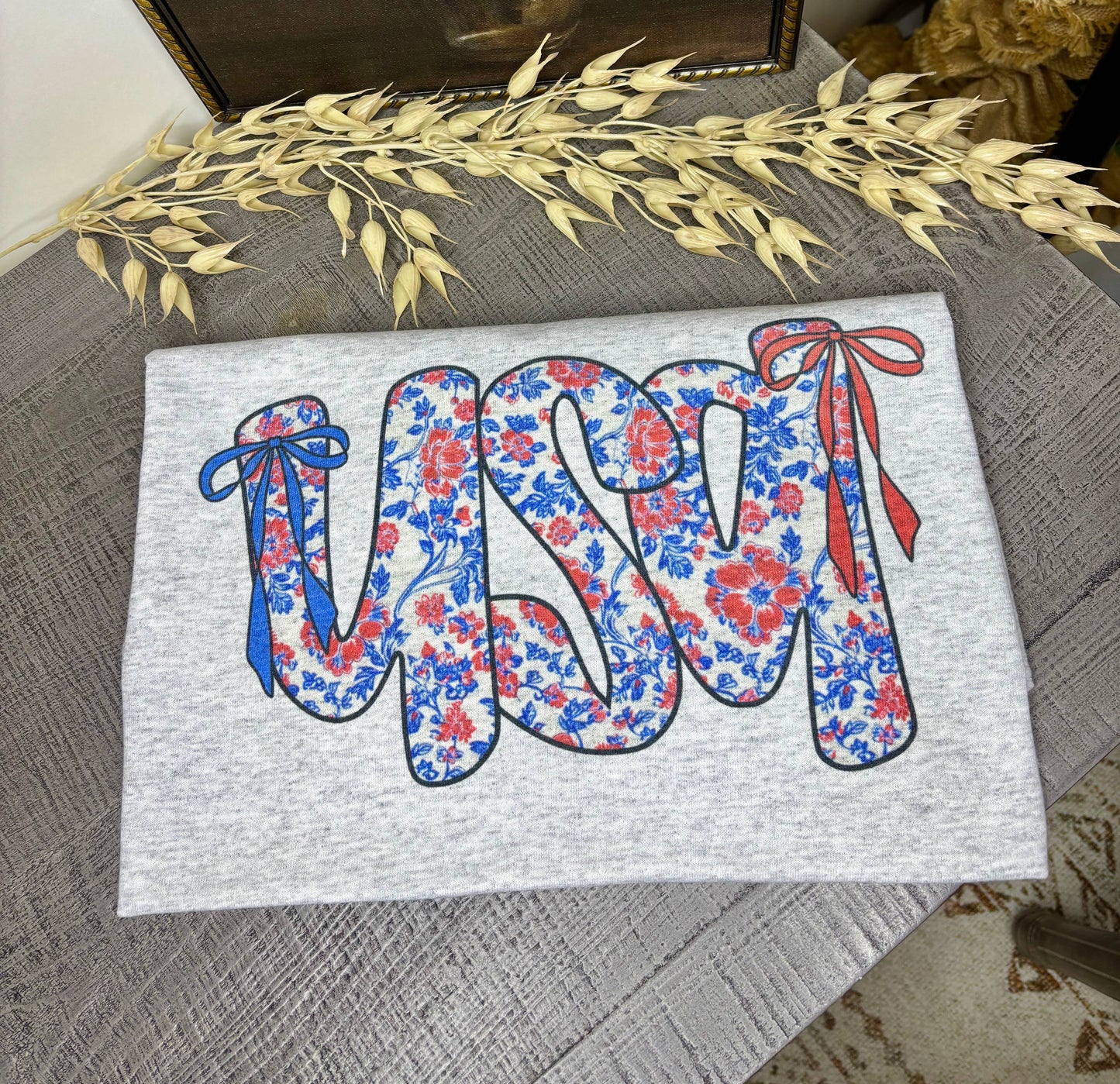 Floral USA (gildan sublimation T-Shirt)