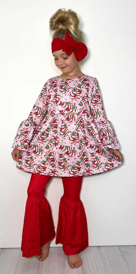 Coquette Christmas Cakes Girls Set