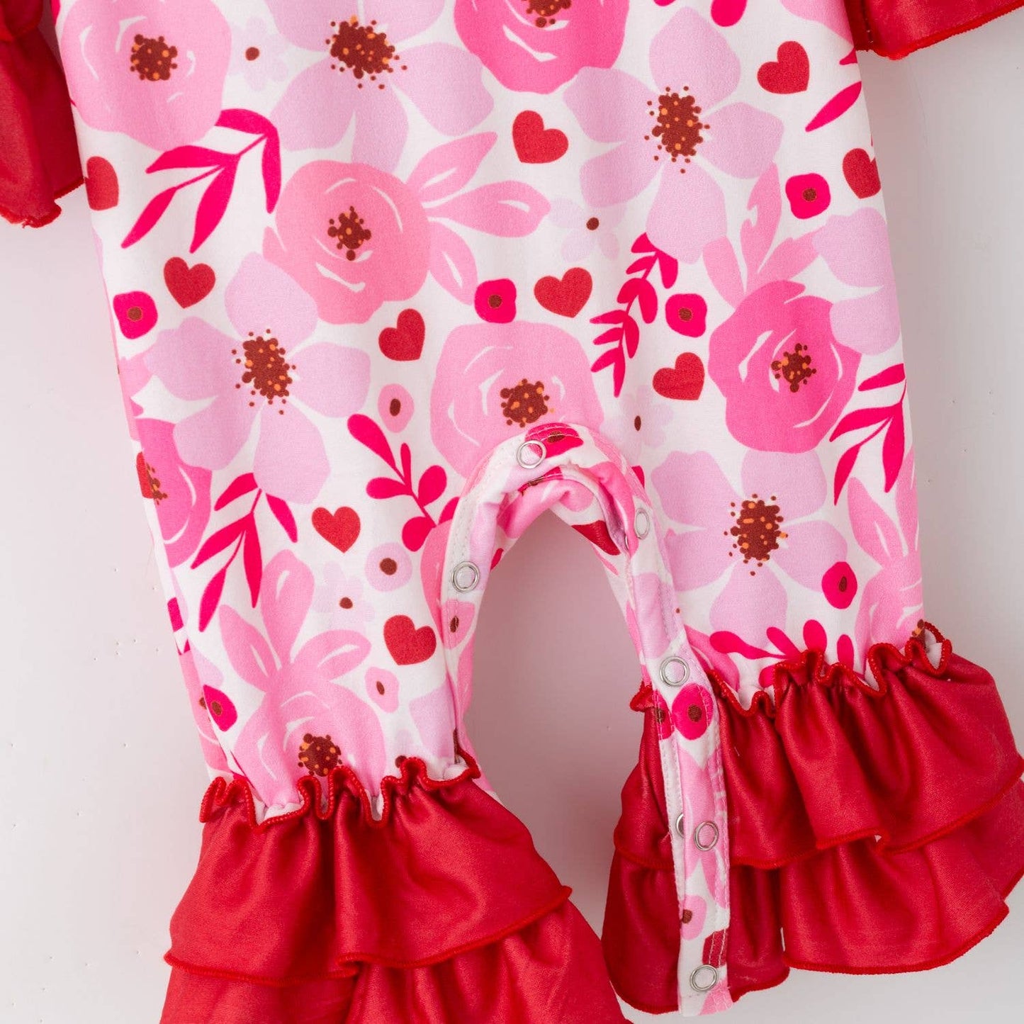 Cherry Poppy Baby Romper