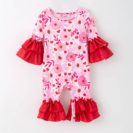 Cherry Poppy Baby Romper