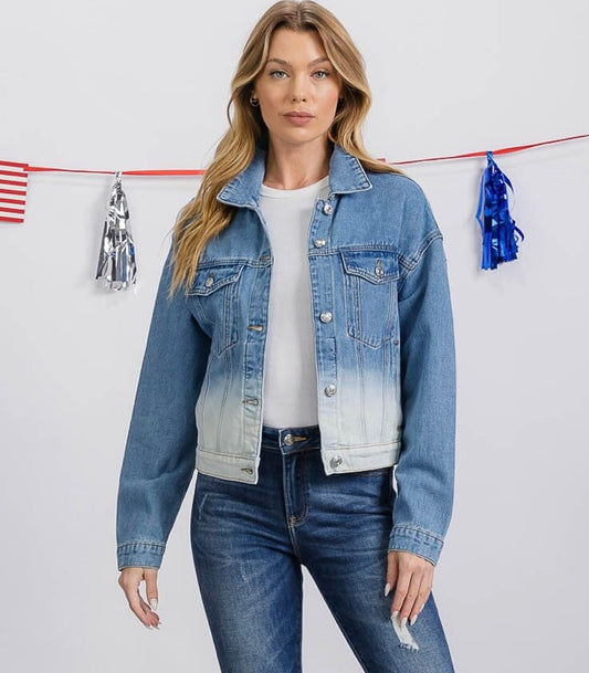 Acid Wash Jean Jacket
