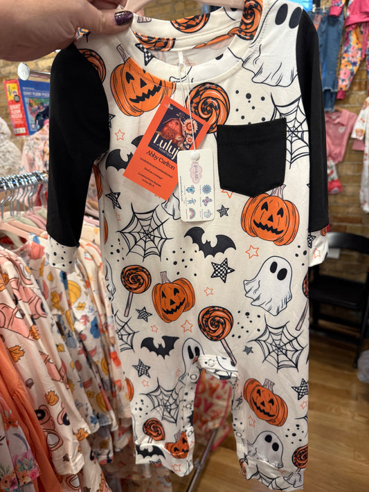 Halloween Jack- Romper-Pete and Lucy