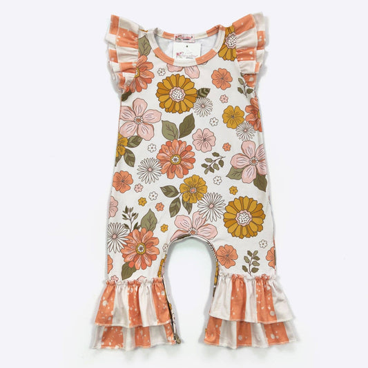 Blush Blossom Baby Romper