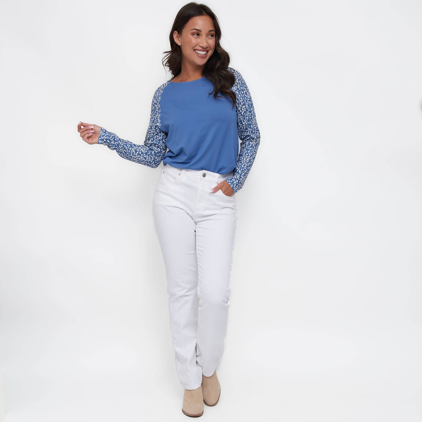 Sale - Victoria Long Sleeve Raglan Top