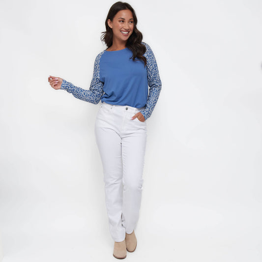 Sale - Victoria Long Sleeve Raglan Top