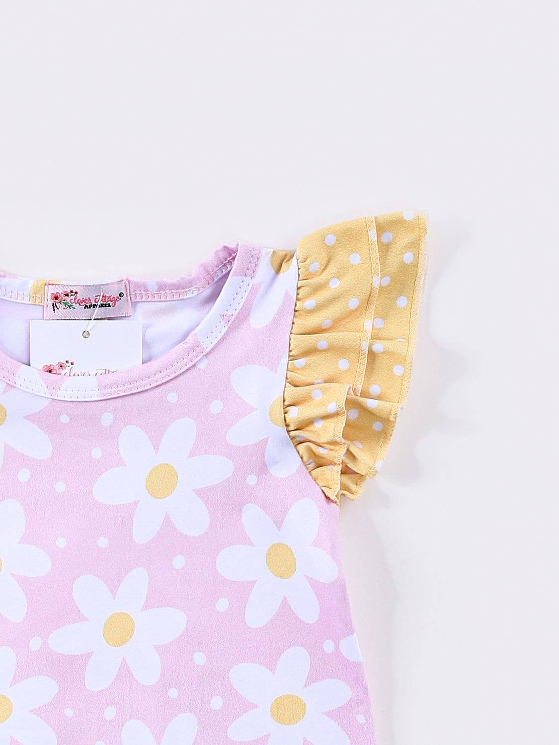 Pink Daisy Baby Romper
