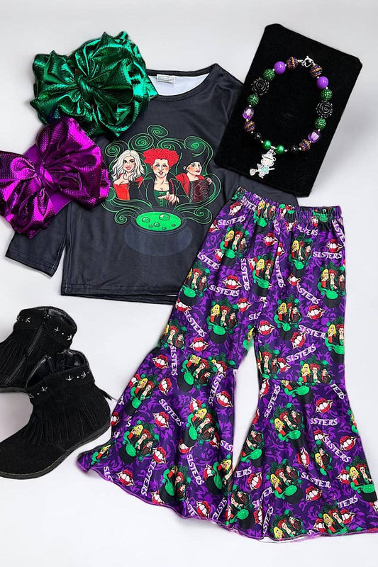 Hocus character printed halloween set. FRE-2023ST SOL
