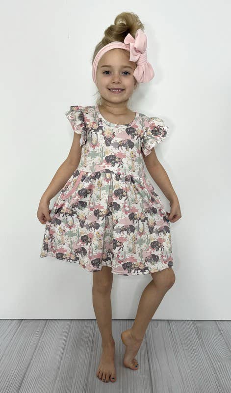 Roam Wild Girls Dress