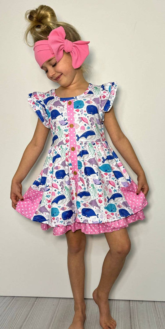 Ocean Tales Girls Dress