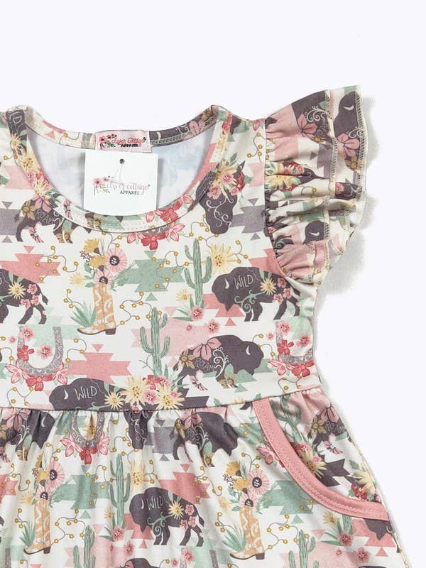 Roam Wild Girls Dress